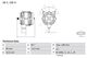 ALTERNATEUR OEM-BOSCH 28V 100A TGA
